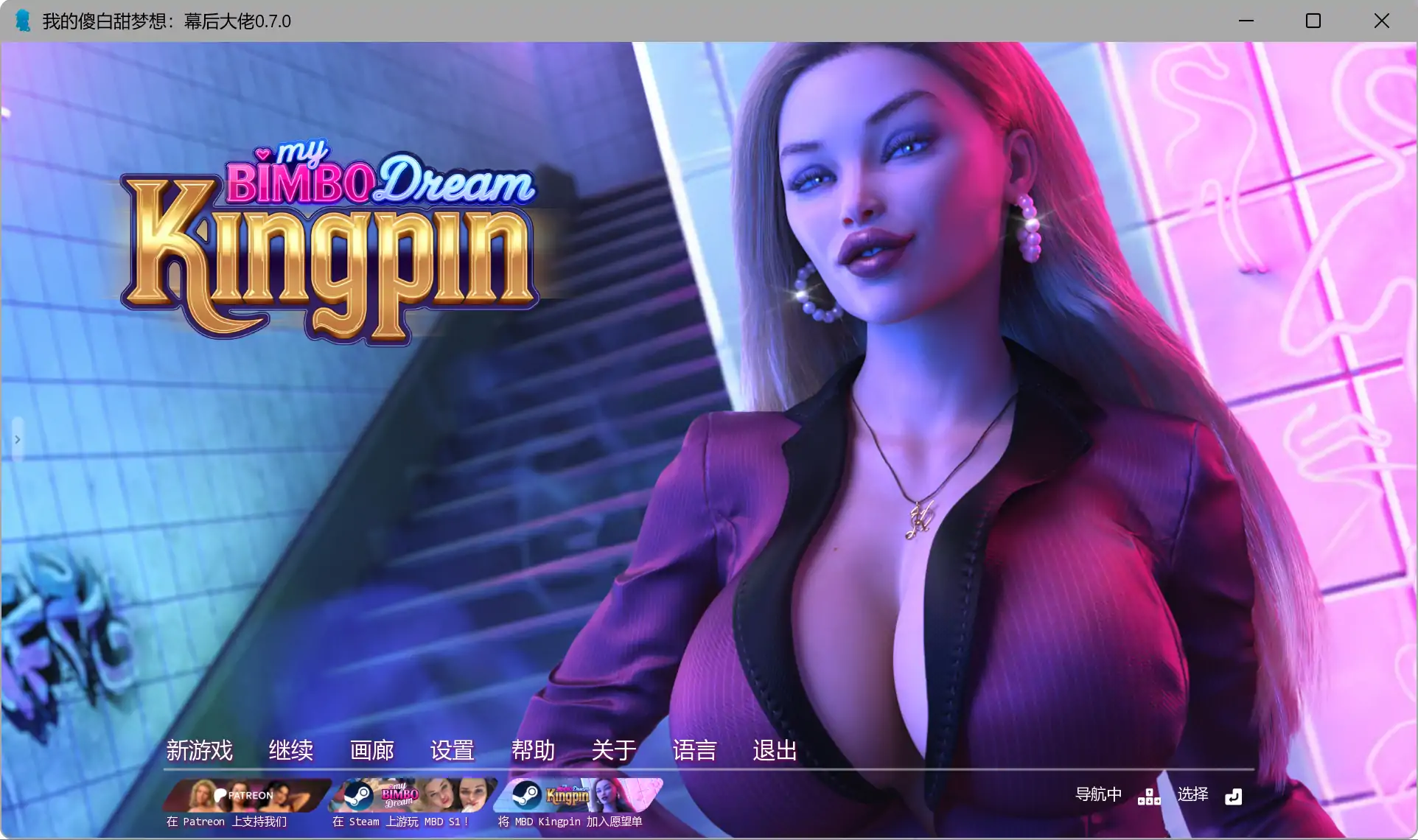 【欧美SLG/汉化/动态】我的傻白甜梦想:幕后大佬v0.8.0赞助 AI汉化版【PC+安卓/7.20G/更新】(别名:我的宾博梦:黑帮老大)My Bimbo Dream: Kingpin